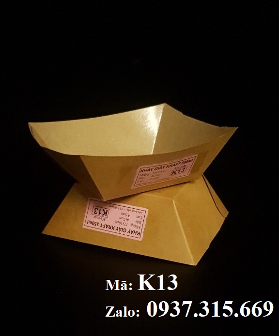 Khay giấy đựng khoai tây chiên